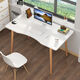 Forest viewing small table computer table desktop home bedroom chair set simple study table writing table student home desk 60*40*73cm warm white