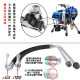 
Zhuxiwei Jinge High-pressure airless sprayer latex paint sprayer electronic pressure regulating brushless motor high power electric wear-resistant 695 large ceramic pump (3200w)