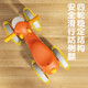 You Xiwa Children's Balance Car Scooter 1-3-2-4-year-old baby without pedals and twisting car Children's four-wheel skating and slippery car Pink alpaca/musical lighting