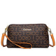 Crocodile Shirt pour femmes Sac à bracelet pour femmes Sac à bandoulière imprimé simple Crossbody Body's Bag Gift Gift V673 Café
