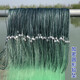 Yuxige sticky fish net fish net three-layer fishing net green silk sunken net fishing net hanging net to catch fish wire mesh sticky fish net crucian carp fish net 3 meters high 6 fingers 100 meters long three-layer sunken net lead pendant style