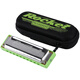 
HOHNER Germany and imported rockets Blues ROCKET AMP electroacoustic version 10 ten-orific harmonica for adult beginners AMP green rocket C-tuning PADDY scale bass belt 6