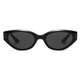 Forty thousand kilometers retro cat-eye polarized sunglasses for women, high-end narrow frame glasses, trendy anti-UV sunglasses, sun protection sunshade glasses