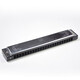 TOMBO imported high-level performance beginner polyphonic HOPE24 hole 6624P adult professional harmonica 24 hole 6624p silver metal lattice 12 pieces + universal harmonica bag VA-2412
