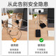 WELLMEET理线器桌面墙面贴电线数据线固定器免钉无痕线卡网线固定卡扣 【小号】透明60个