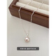 Shi Yuji S925 silver pearl necklace for women, clavicle chain, natural freshwater pearl non-fading pendant, single necklace for women, S925 silver