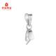 Jingjia Fat Donglai same style Pt950 platinum necklace buckle head 18k rose gold yellow AU750 jade pendant buckle diy jade clip platinum gold single needle buckle head
