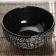 Jie Yajie ceramic bowl personal underglaze color household soup bowl large 6.25-inch large bowl noodle bowl Chinese soup bowl soup basin Zhong Dingwen rice bowl microwave available black