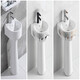Small size pedestal basin household wash basin integrated ceramic wash basin small apartment floor-standing mini small basin basin + column (no accessories)