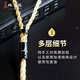 线艺匠8股纯银镀金尊贵版榭兰图mmcx0.78适用于索尼m9森海HD800S IE9004.4线耳机升级线 4.4mm平衡头 直头 MMCX/榭兰图/846/aoinc5