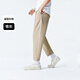 Peacebird Herren Casual Hosen Solid Color Tapered Cropped Hosen, die einfache Männer schwarz 2 (Kegel) l (32) pendeln