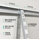 Midas metal cloakroom custom wardrobe wall rail shelf wall rack accessories rail-double slot vertical rail white 210cm