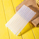Deli hot melt glue stick 7/11mm household high viscosity plastic hot melt gun glue stick glue gun handmade stick glue strip hot melt glue strip transparent glue strip DL5043 hot melt glue stick 11*200MM (10 pieces/pack)