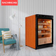 Meijing (raching) C150A solid wood constant temperature and humidity cigar cabinet, precise temperature control and humidity control humidifier, real air-cooled, frost-free household cigar cabinet, rosewood brown (Canadian cedar wood shelf)