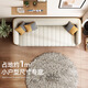 Yiman Technology Fabric Lazy Sofa Chair Modern Simple Light Luxury Small Apartment Living Room Office Sofa Large Three-person