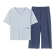 Desde el corazón Pajamas de algodón puro para mujeres en pantalones cortos de manga corta de verano Pajamas de pijama suelto de verano ropa casual casual C HA 684 XL Mujeres [Altura 165-170 Peso 120-140Jin [Jin iguala 0.5 kg]]
