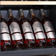 Bacchus wine cabinet with double doors, 150 bottles, thermostatic cabinet, home commercial tea cabinet, frozen beer, champagne, whiskey ice bar, double-door built-in wine storage, large living room, villa, combination cabinet, left full wooden shelf + right hanging cup 416L YC-208 air-cooled compressor four temperature zones