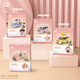 Loz Building Block Assembly Kinderspielzeugmodell Heilung für Jungen und Mädchen Valentinstag Geburtstagsgeschenk 4208 Kaninchen Karottenwagen