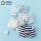 Inbolun children's underwear boys modal cotton teenager boys boxers medium-sized children's boxer shorts four pairs 15267 antibacterial style 4 pieces 175