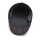 Red Dragonfly Old Man Hat Men's Autumn and Winter Middle-aged and Elderly Plus Velvet Advance Hat Grandpa Elderly Hat Ear Protection Warm Peaked Cap Brown Color-Fashionable Warm Ear Protection M M Size (Head Circumference About 58CM)