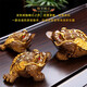 HEACOOA Color Changing Golden Toad Tea Pet Decoration High-end Gift Box Optional Tea Ceremony Tea Table Tea Set Lucky Golden Tea Pet Safe Packaging Medium Golden Toad