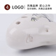 Fengyao, 12-Loch-Oval, AC Midtone C Key Twelve-Loch-Oval, gute Tonhöhe mit Musikpartitur, Lotus-Reim