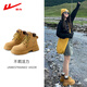 
Huili Martin boots for women 2025 summer and autumn new British style women's shoes outdoor mountaineering workwear rhubarb short boots for women camel color 37