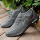 Viejos zapatos de tela de beijing zapatos de lienzo para hombres transpirables zapatos de mesa clásicos clásicos de otoño e invierno zapatos individuales a21 azul oscuro 43