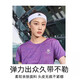 KELME卡尔美吸汗头带 KELME男士跑步运动发带止汗女导汗头戴跳绳KHJ301 黑色【吸汗利器，高弹耐用】