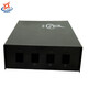 Huihong Times optische Faseranschlussbox Optische Kabel-Kabel-Kabel-Dehnung 4-Port 8-Port 12-Port 24-Port 48-Port 96-Kern Vollgestützt mit Heckfaserflansch-haltigem geschmolzener Faserscheibe optische Endbox optische Faserverlängerungsbox-Verteilungsrahmen [4-Port-leere Box] Quadratische Port SC/LC/LC