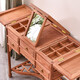 Tang Huangxuan mahogany furniture Burmese rosewood (scientific name: Big Fruit Rosewood) dressing table Ming style bedroom dressing table foldable dressing table + stool