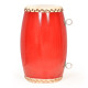 Hollit-15 cm hölzerne Taille Trommel Erwachsener Kinderkuppler Taille Yangko Tanz Nord Shaanxi Taille Schlagzeug-Percussion-Instrument Ansai Taille Drum