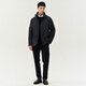 CARE OF LORD Gold Label Primaloft Men's Autumn and Winter Weatherproof Commuting Jacket Stand Collar Cotton Jacket 8572 Qiyu Black L