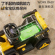 WORK BABY children's electric excavator toy car can seat adults double toy girl and boy remote control electric engineering excavator luxury remote control dual drive milk coffee color + 6v7 large battery