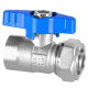 
Shantoulincun aluminum-plastic pipe ball valve switch 4 minutes 6 minutes 1 inch solar water heater water pipe brass tuck valve 12164 extra skein ball valve