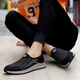 
Fugui Bird Fugui Bird mesh shoes for men in summer breathable and lightweight middle-aged and elderly sports and casual shoes for old Beijing cloth shoes daddy shoes black Yulin FG688 40