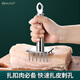 HUYO meat piercing tool 304 stainless steel pig skin meat piercing needle kitchen pickling tool steak loosening and meat hammer 304 steel round plate 23 needles 85% selection