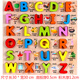 LNGA LANDGRE Early Education Hand Grab Board Learn Digital Letter Puzzle Panel Animal Fruit Building Blocks 3-4-5 Years Old Children's Toys Boutique Basswood 1-20 Digital Board