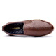 Diluochi spring and summer new genuine leather casual leather shoes men's beanie shoes British men's head layer cowhide fashionable driving shoes brown foot cover 9711 38 leather shoe size