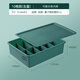 Fantasy underwear storage box drawer-type household underwear and socks storage artifact bra organizer wardrobe compartment three-in-one light luxury green no grid + cover + sticker