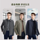 Shanshan executive jacket men's lapel business casual embroidered wear-resistant windproof retro cotton sense cadre clothes jacket men's clothing