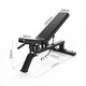 TEZEWA bench press stool adjustable dumbbell stool fitness chair supine board sit-up board curl assistive fitness equipment EM1049 adjustable dumbbell stool