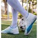 
Fashulin 2024 new children's football shoes for boys and adult students TF broken nails AG long nails mandarin duck girls training shoes 6199 mandarin duck Velcro white moon + white red (buy one free 31