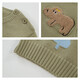 Детский свитер с великолепным семейством 2024 Winter New Boys's Tops Смешанный пуловер-свитер и свитер Leyou Green 100 [3-4 года]