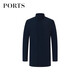 PORTS Мужская весенняя мода Повседневная деловая простая ветровка MP8T005RWO027 Темно-синий S