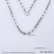 Kaibaolou PT950 platinum necklace men's Thai chain knight inter-chain platinum necklace width 5-5.4mm 37.62g 58cm