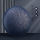 Huashu Drum Ethereal 15 Tono 14 pulgadas Estilo de acero de carbono C Ajuste D Ajuste de Ruyin Style Lengua de acero Druming Instrumento para principiantes Instrumento Olvidarse de la palabra Ruyin de acero de carbono D Ajuste 15 Tono 14 Ink Negro + Conjunto completo de accesorios