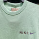 Nike kurzärmeligte T-Shirt Herren Sommer New Sportswear Modetrend gedruckt runden Hals halbärmeliges Hemd Casual Top HF6172-376/Green Cotton M.
