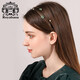 Royal sasa royal salsa thin hair hoop fresh green leaves imitation pearl ladybug double layer head hoop hair accessories light and no sense of wear