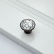 
XMSJ European ivory white wardrobe door round handle modern simple drawer single hole cabinet shoe cabinet handle small handle 9928F oval single hole